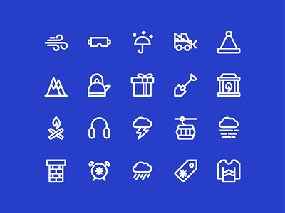 Winter Icons (Line)