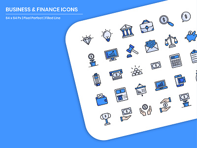 Business & Finance Icons app business filled line filled outline flaticon graphic design icon icon a day icon pack icon set iconography illustration mbe style modern ui user experience user interface ux vector web