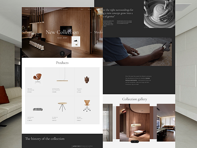 Furniture — online store concept concept design furniture inteface interior online store ui ux web website