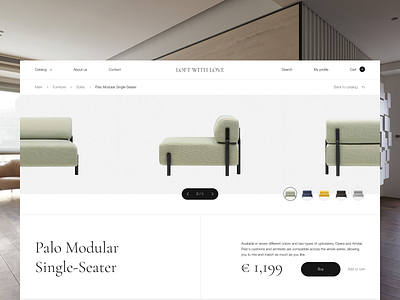 Furniture — online store concept concept creative design furniture inteface online store ui ux web website