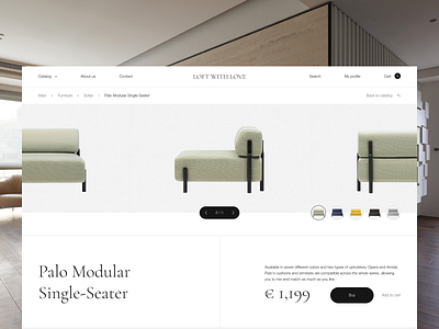 Furniture — online store concept