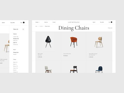 Furniture — online store concept concept design desktope furniture inteface online store ui ux web website