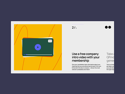 Slider | For Qfinds card color concept grid inteface slider ui ux web webdesign website
