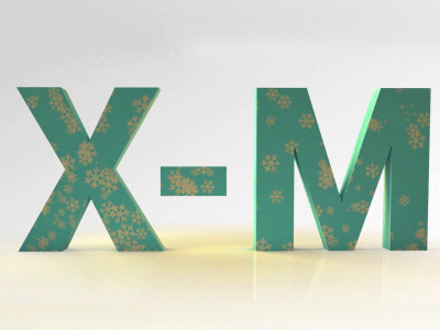 X-M Breaking Down 3d 3d text gif logo motion animation motion design