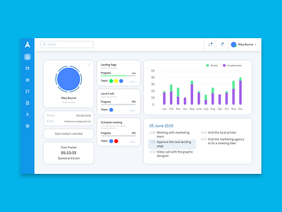 B2B SaaS App Dashboard analytics app design b2b b2b dashboard branding dashboard design metrics minimal saas app saas web design saas website task app typography ui ux web web app webdesign website