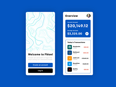 French Bank App Design Teaser