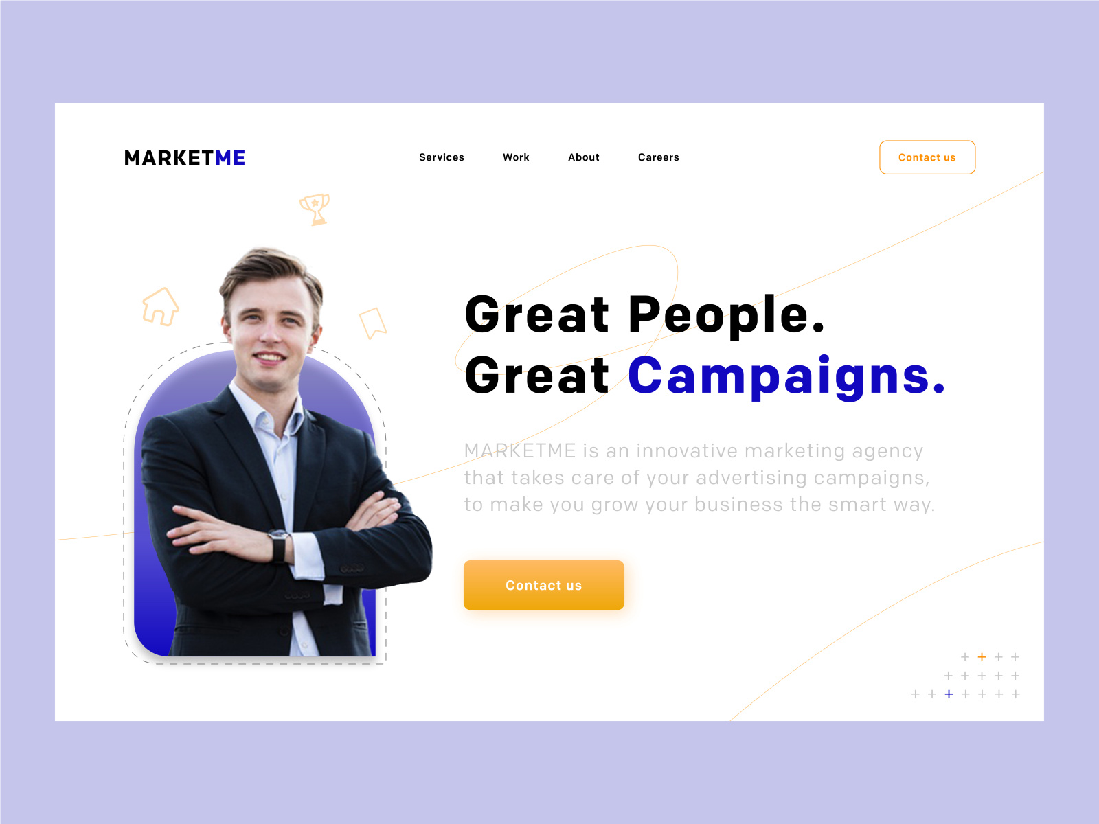 Landing Page for Marketing Agency by Omar Zouhair for Vili Agency on ...