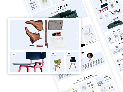 Furniturify online store mockup design