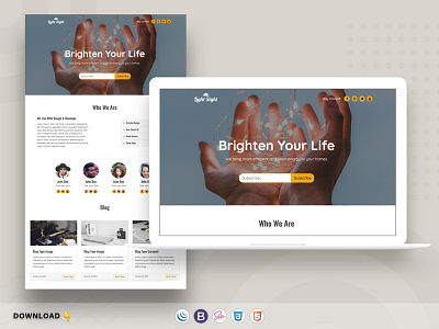 Light Sight - Bootstrap4 Landing Page bootstrap bootstrap 4 free free bootstrap 4 templte free bootstrap landing page free landing page free template landing page responsive design