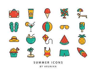 SUMMER by ARUNIKA (Season Edition) design icon portfolio summer