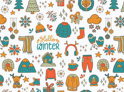 Almost Winter design icon illustration portfolio season winter
