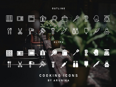 Cooking Icons Set