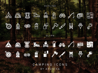 Camping Icons