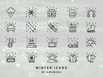 Winter Icons by ARUNIKA