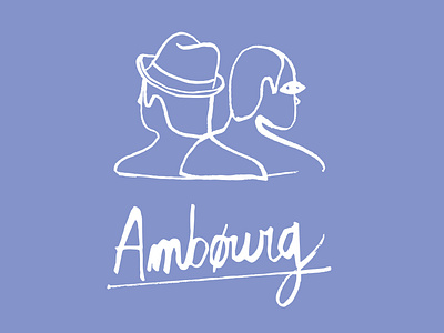 Logo pour Ambourg design illustration logo music