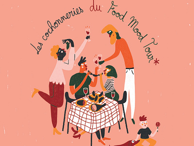 Affiche pour le Food Mood Tour