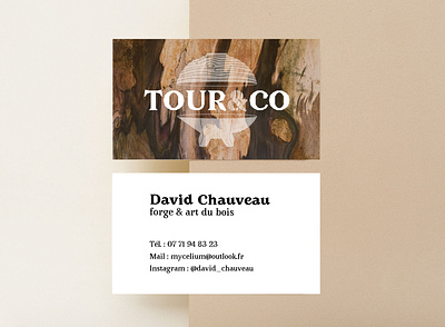 Carte de visite pour Tour&Co branding business card carte carte de visite design illustration layout logo photo photoshop