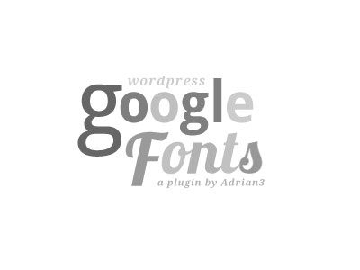 Google Fonts fonts google logo plugin wordpress