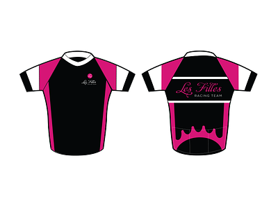Les Filles Race Team Cycle Jersey Kit Design bike jersey