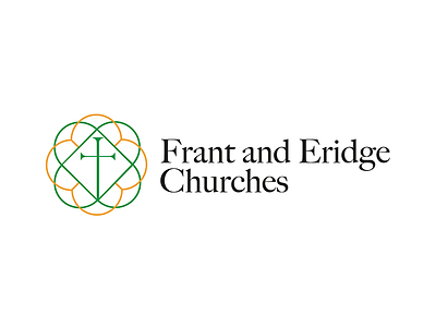 Frant Eridge Churches Logo Final 01 church geometric green logo yellow