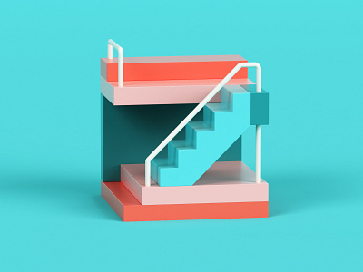 Z 36 days of type 3d abstract c4d candy color design fun isometric letter plastic