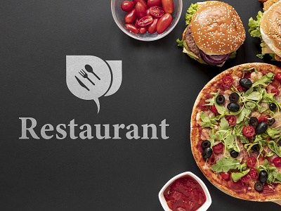 Restaurant Logo Template art branding cafe design fast food food identity logo logo design logotype restaurant restaurants vector