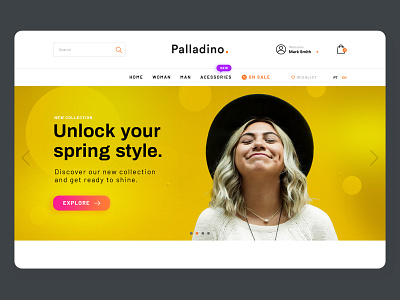 Palladino e-store design