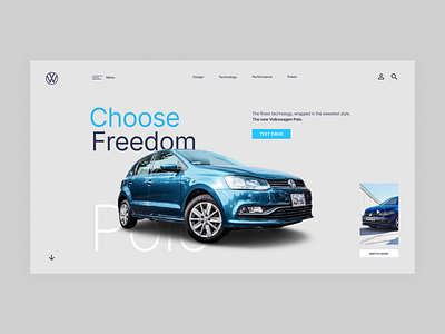 Concept Polo design ui webdesign website