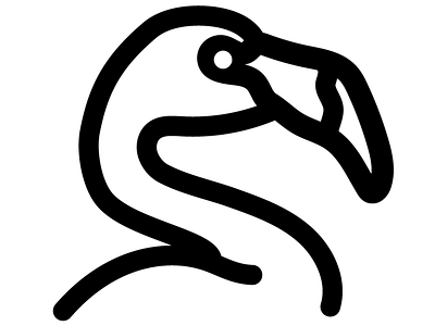 Flamingo icon bird flamingo icon ui uidesign