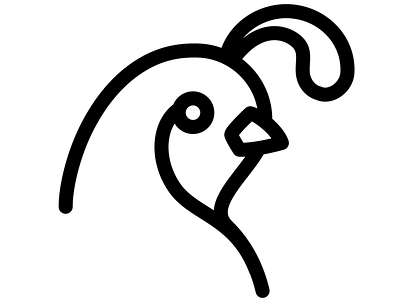 Quail icon bird design icon illustration line icon quail ui uid