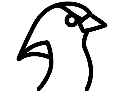 Goldfinch icon bird bird icon goldfinch line icon ui