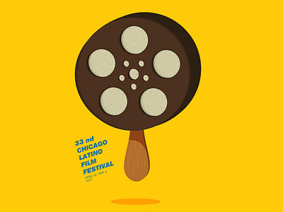 Chicago Latino film festival festival film graphic illustration poster