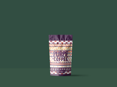 Purpe Coffee packaging coffee