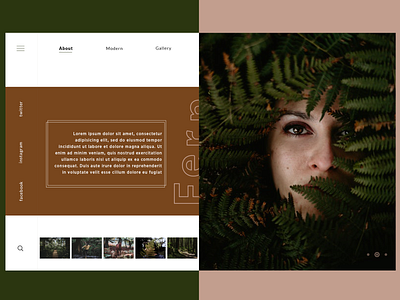 Fern design ui ux vector web веб дизайн дизайн яркий дизайн