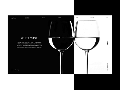 White wine design ui ux vector web веб дизайн дизайн яркий дизайн