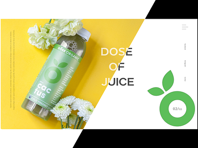 Dose of juice design illustration ui ux vector web website веб дизайн дизайн иллюстрация мода яркий дизайн