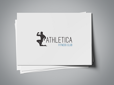 Athletica fitness club logo branding design graphic logo logo design