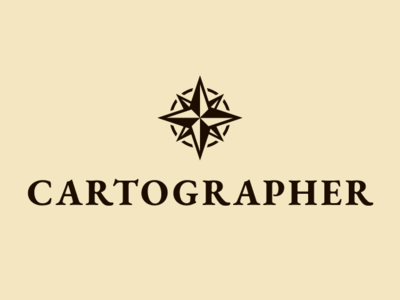 Cartographer Logo cartography compass east logo maps north rose south west