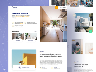 Construction Website brand design branding ui uidesign uiux website