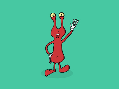 Holamigos cartoon character character art character design illustration red