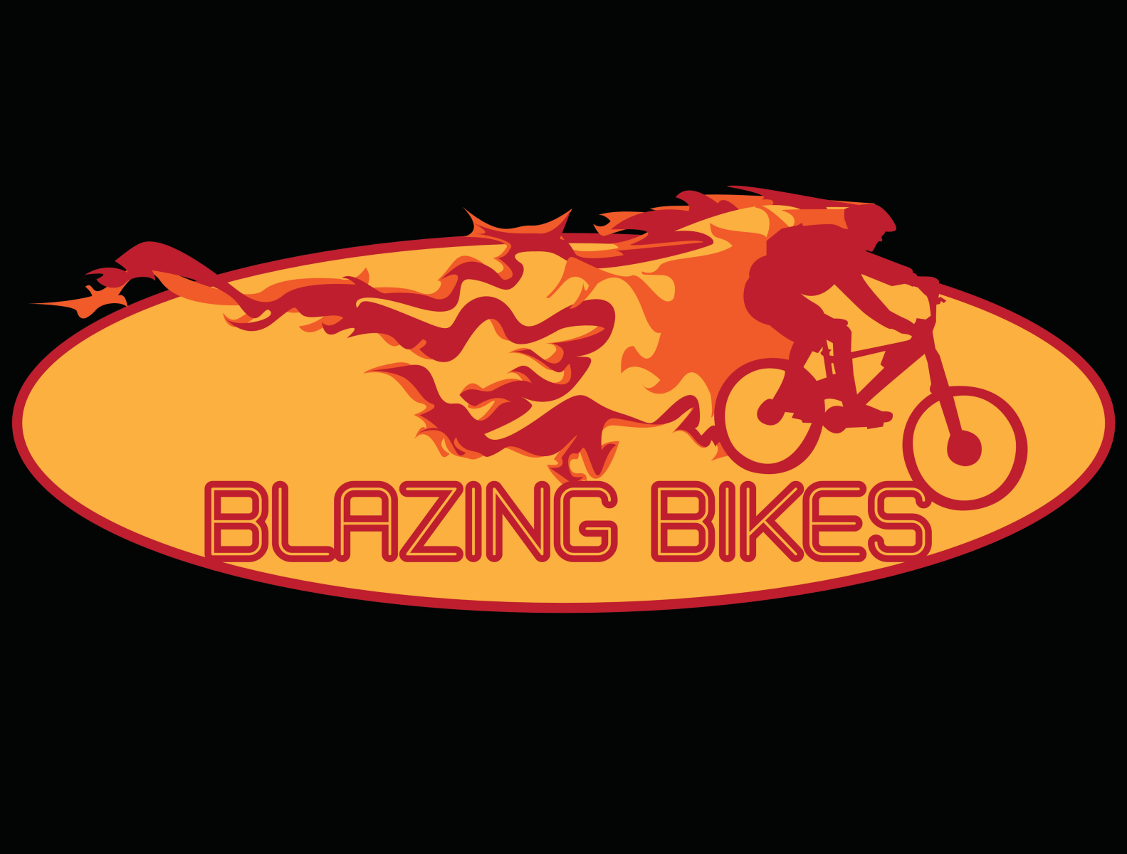 blazing bike