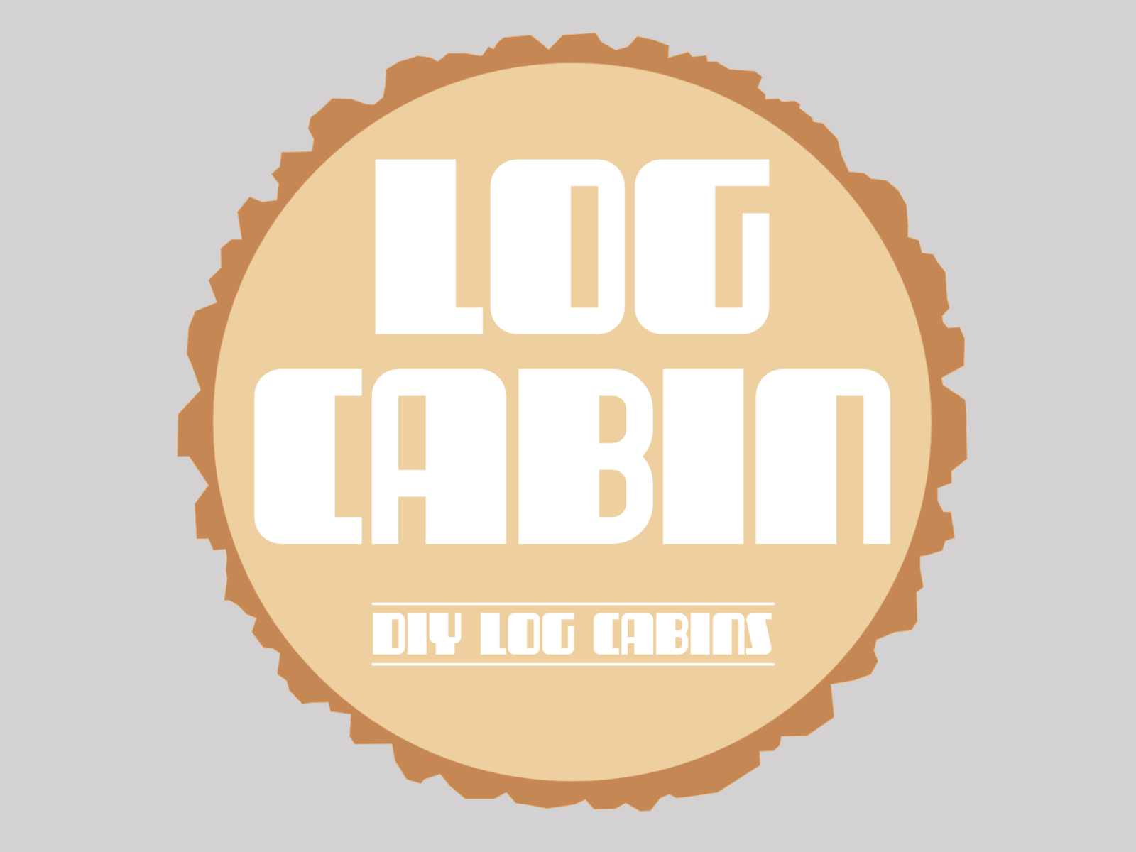 Log Cabin Logo by Andy Johnson on Dribbble