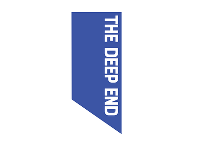 The Deep End blue deep end logo