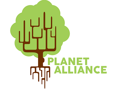 Planet Alliance Logo alliance brown green logo planet tree