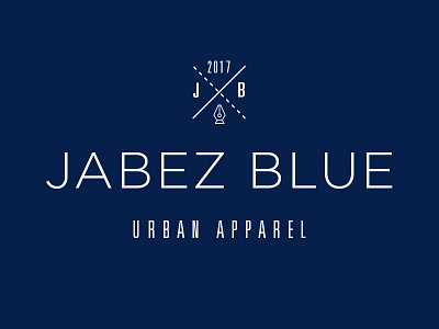 Jabez Blue blue branding clothing logo typography