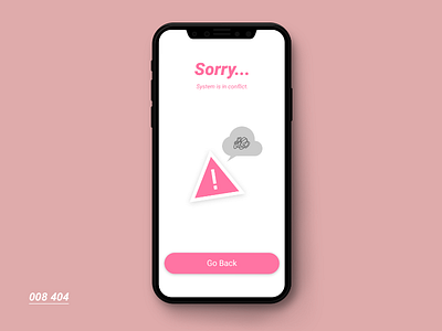 DailyUI_008_404 404 error 404page app daily 100 challenge daily ui 008 design illustration ui vector