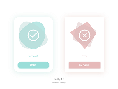 DailyUI_011_Flash_messege app daily 100 challenge daily ui 011 design flash message flash messages ui