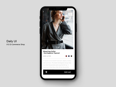 DailyUI_012_E-Commerce Shop app daily 100 challenge daily ui 012 design e commerce ui