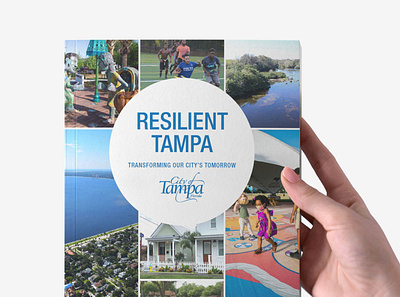 Resilient Tampa document editorial design graphic design infographics urban