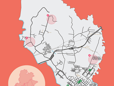 Map of Panama districts